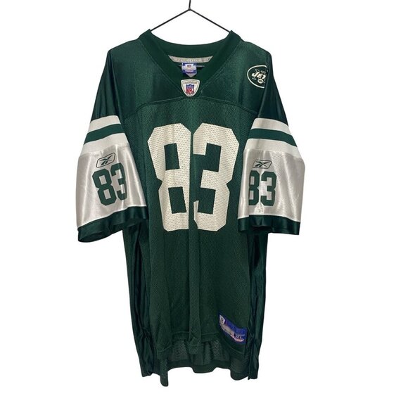 Vintage New York Jets Randy Moss #83 NFL Home Jersey Men's  XL Green Reebok - Picture 1 of 4